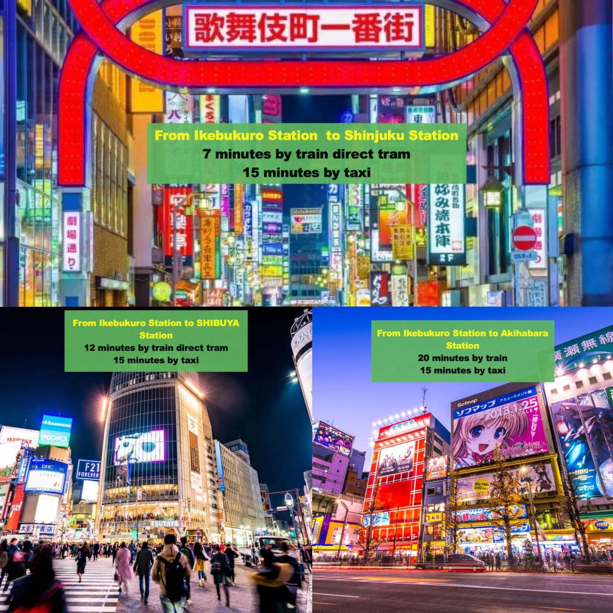 Appartamento 交通便利 山手線池袋駅 徒歩6分 東池袋駅徒歩3分 2~5人 エレベーター Wifi 新宿/渋谷/銀座/築地/浅草/原宿近い！ *